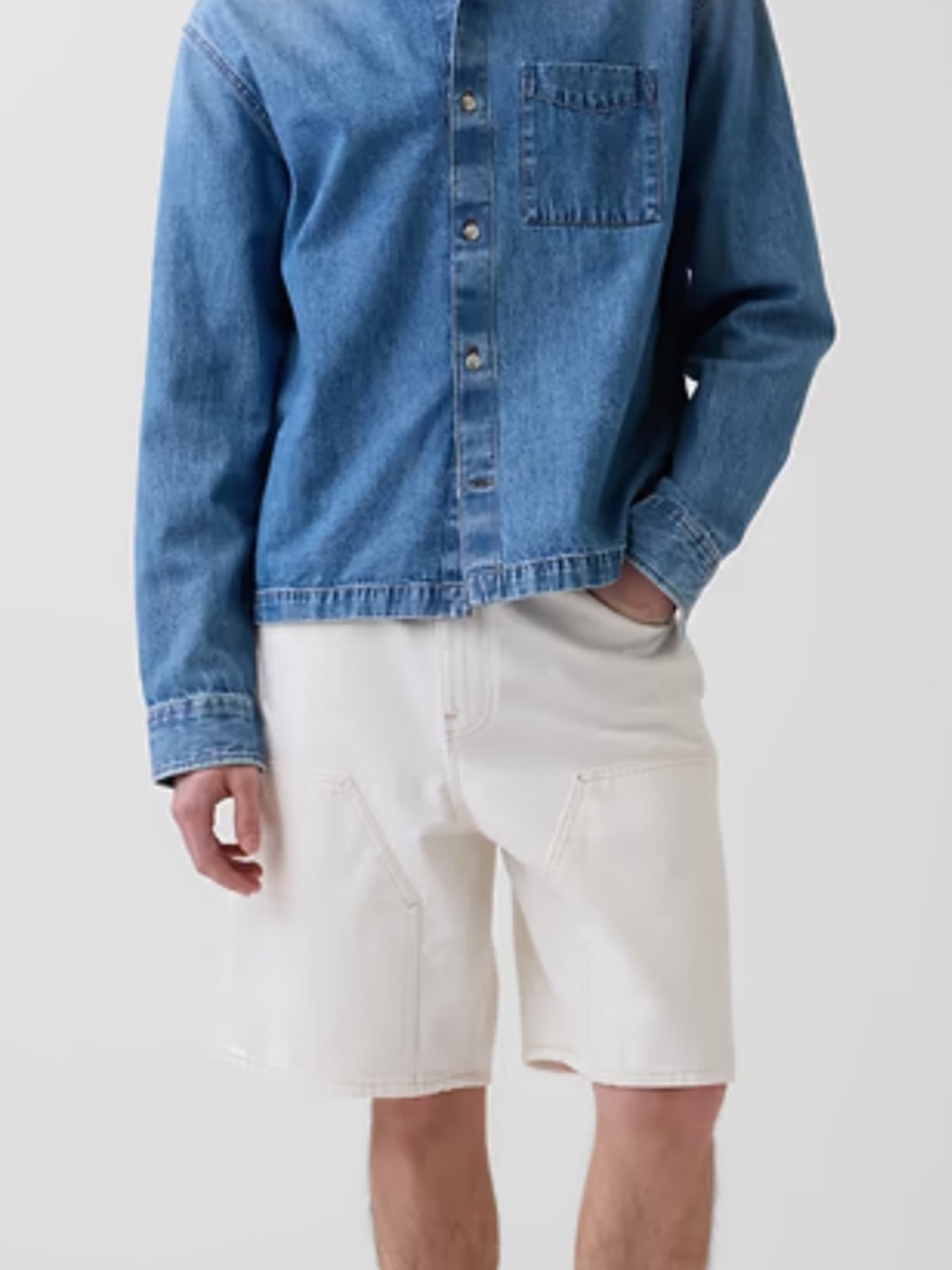 GAP Men’s Utility Denim Shorts Size 33
